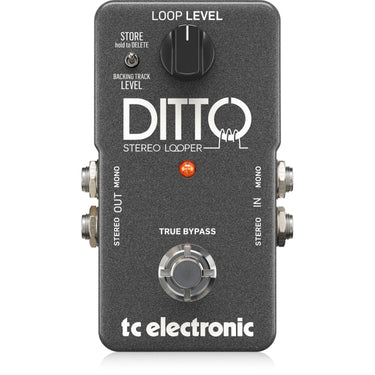 Pedal Tc Electronic Ditto Stereo Looper Para Guitarra